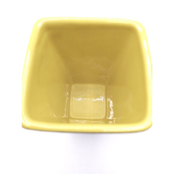 Black & Yellow Disaronno Ceramic Square Coffee Mug With Spoon Holder - Picture 3 of 7